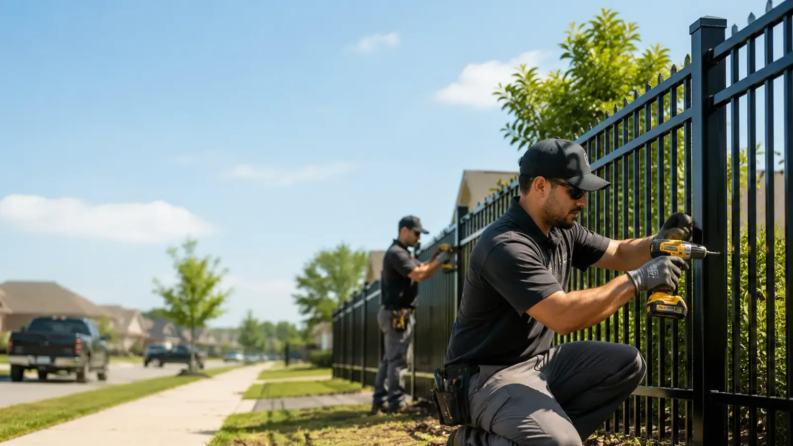 Metal Fence Installation in Zahl, ND